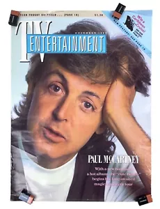 Vintage Paul McCartney TV Entertainment Magazin November 1989 Poster 18x24 Beatles - Bild 1 von 6