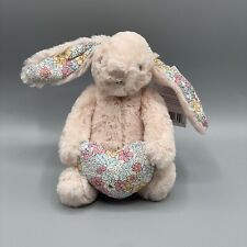 Jellycat Blossom Blush Heart Bunny Plush 6" NEW