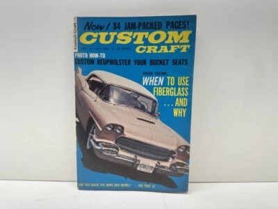 Artesanía personalizada original de julio de 1962 Revista de coche y Hot Rod Studebaker Ford Pontiac etc. Foto 1 de 4