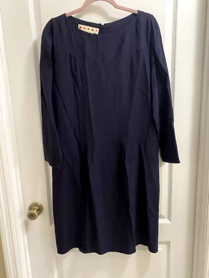 Dark Blue Marni Dress - Image 1 of 4