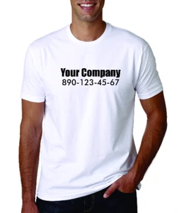 10 UNITS Custom Personalized T Shirt Tee Your Business Your Logo Unisex S M L XL - Picture 1 of 2