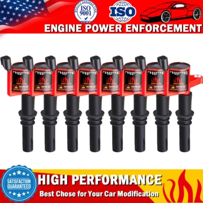 8Pack Ignition Coils For Ford F-150 F250 5.4L 2004 2005 2006 2007 2008 2009 2010 - Image 1 of 4