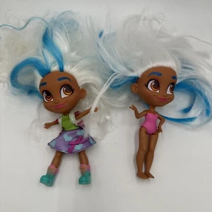 hairorables puppen konvolut 2 blaue Haare selbstgefälliger Look 🫤 🤣 - Bild 1 von 5