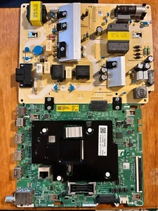 SAMSUNG UE50AU7100K MAIN AV BOARD & POWER SUPPLY BN96-53076L BN94-00054B - Picture 1 of 1