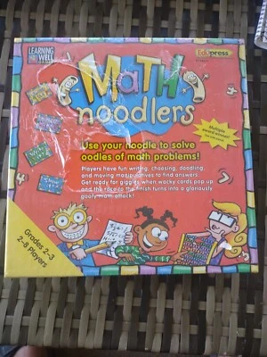 Math Noodlers Math Games Learning Well Games Grades 2-3 Math Skills. New In Box. - Image 1 of 4