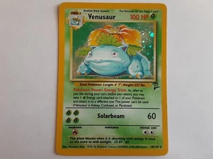 Pokemon Venusaur Base Set 2 18/130 Card Holo MP - Picture 1 of 5