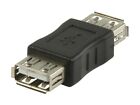 USB Female Cable Extender - Female USB 2.0 Coupler BLACK 
