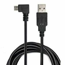 USB 2.0 A do dwustronnego KĄT PROSTY MICRO B Kabel 0,3 m Przewód CZARNY
