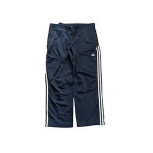 Adidas Vintage retro Y2K mens Size large baggy track pants embroidered logo - Imagen 1 de 9