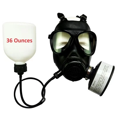 Máscara de gas KYNG respirador máscara facial CBRN con NBC sellada 40 mm ¡BOTELLA/MANGUERA DE FILTRO! Foto 1 de 4