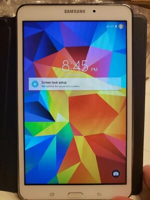 Samsung Galaxy Tab 4 SM-T337A 16GB, Wi-Fi + 4G (AT&T), 8 inch - White - Image 1 of 4