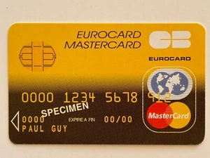 Carte Bleue Eurocard FAKE Credit Card▪️France▪️Collectible Only▪️MasterCard - Picture 1 of 2