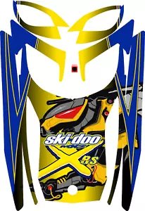 SKI DOO SNOWMOBILE REV XRS, 03-08 FACTORY REPRODUCTION HOOD DECAL KIT - Picture 1 of 2