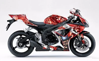 Calcomanías gráficas de bicicleta de calle para Suzuki GSXR 600 y 750 2006-2007 Hatter R con Foto 1 de 2