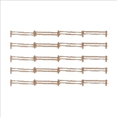 BUSCH 1042 (12,99€/m) Koppelzaun mit Pfosten und Brettern aus echtem Holz 100 cm - Bild 1 von 2