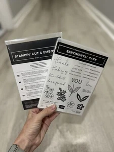 Stampin' Up! Sentimental Park Photopolymer Stamp Set & Dies (RECENTLY RETIRED) - Picture 1 of 3