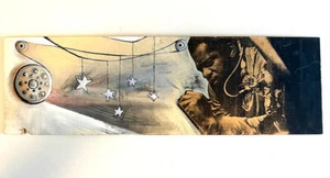 Original Painting of Donald Byrd Mixed Media on Board Circa 2006 Jazz Blackbyrds - Picture 1 of 6