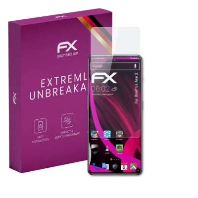 atFoliX Glass Protective Film for OnePlus Ace 2 Glass Protector 9H Hybrid-Glass - Image 1 of 4