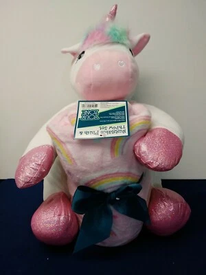 Huggable плюшевый единорог и плед (50 X 60) комплект розовый и белый - Изображение 1 из 4