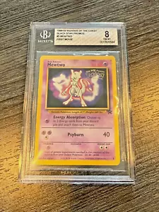 Primera película promocional Mewtwo Black Star - BGS 8 - (PSA/CGC) - Imagen 1 de 3