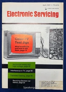 Sam's Publishing - Electronic Servicing Magazine / April 1972 - Bild 1 von 1