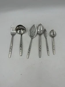 OneidaCraft 6 Stück Servierstücke Capistrano BLACK ROSE Deluxe Edelstahl - Bild 1 von 14