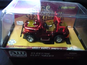 Auto World Dukes of Hazzard Daisy Duke's Jeep CJ-5 Red Chrome Edition in Box - Picture 1 of 6
