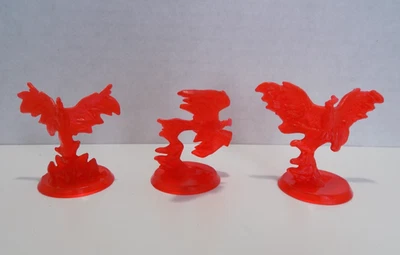 MTG Arena of the Planeswalkers Game Replacement Figures 3 Red Squad Phoenixes - Image 1 of 4