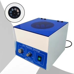 Centrífuga de laboratorio eléctrica de mesa LD-5 110 V 40 W 50 ml x 8 tubo de ensayo 4000 RPM - Imagen 1 de 22
