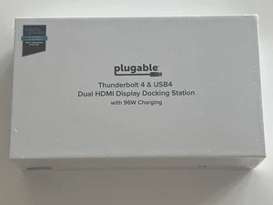 Plugable Thunderbolt 4 Dock for 8K Monitor 96W Charging TBT4-UD5 - Picture 1 of 7
