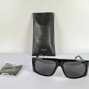 CELINE PARIS CL40089I 01A Black Sunglasses 63-17-135 Oversized 100% Authentic - Picture 1 of 11