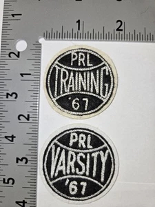 LOTE DE 2 PARCHES POLO RALPH LAUREN NUEVO NEGRO PRL ENTRENAMIENTO/VARSITY 67 - Imagen 1 de 1
