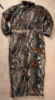 Gander Mountain Coveralls Mens Large Regular Realtree Camo Insulated Hunting USA - Image 1 of 4
