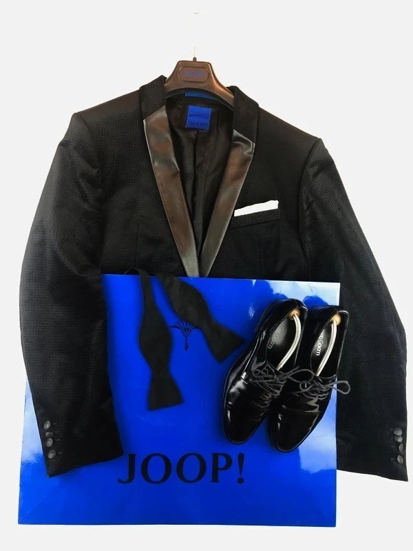 JOOP! Blazer de esmoquin de terciopelo Hairek • Slim Fit • EU 54 • ropa de... - Imagen 1 de 4