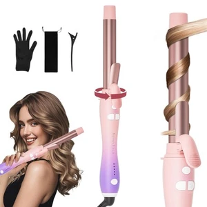 Rotating Curling Iron 1 Inch, Automatic Curling Iron with 30s Fast Heating Ha... - Picture 1 of 8