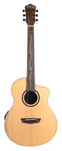 Washburn Bella Tono Suprema SC40SCE Acoustic-Electric Guitar - Natural Gloss - Picture 1 of 5