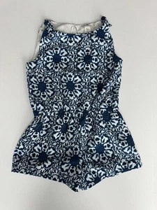 Vineyard Vine Girls Tile Medallion Print Romper Small - Picture 1 of 5