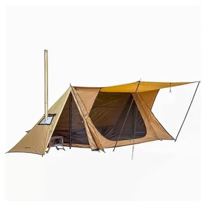 Tienda Bushcraft Hot, STOVEHUT 70 con 2 postes de lona y 2 postes para 1-2 pe... - Imagen 1 de 8