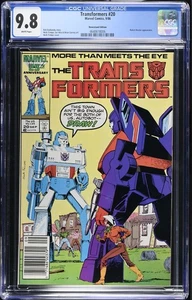 Transformers #20 CGC 9.8 NEWSSTAND 1986 Marvel Comics RARE - Picture 1 of 2