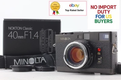 [ New Lens ] MINOLTA CLE 35mm RF Film Camera NOKTON 40mm f1.4 SC Lens from JAPAN - Image 1 of 4