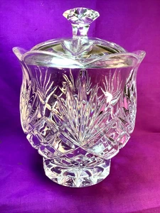 AAA Noritake Cristal Galleta Barril y Tapa Hampton Hall Alemania Occidental Tarro de Caramelos 77 - Imagen 1 de 7