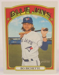 2021 Topps Heritage Baseball Bo Bichette #293 Toronto Blue Jays - Picture 1 of 2