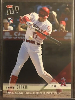 2018 Topps Now #OS16 Shohei Ohtani Los Angeles Angels RC - Image 1 of 2