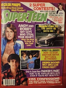 Super Teen Magazine 1978 KISS, Andy Gibb, Robby - Picture 1 of 12