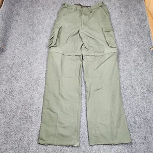 Boy Scouts Of America Convertible Uniform Pant Mens 31 Relaxed Green Unhemmed - Picture 1 of 13