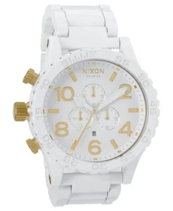 Nixon Men's Chrono Analogue Quartz Watch A083-1035 Stainless Steel 51mm Dial - Imagen 1 de 3