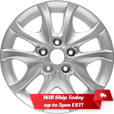 New 16" Silver Alloy Wheel Rim for 2009 2010 2011 2012 Hyundai Elantra - 70777 - Image 1 of 4