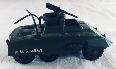 Solido Combat Car M-20, Suspension, gun included, all in good condition for age - Image 1 of 4