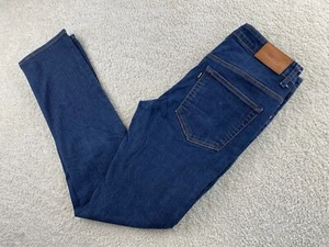 WESC Jeans Men’s 28x32 Bob Button Fly Blue Cotton Denim Stretch Tapered Sweden - Picture 1 of 11