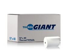 57x40 Thermal Paper Till Roll (100 Rolls) Compatible With Credit Card Machines